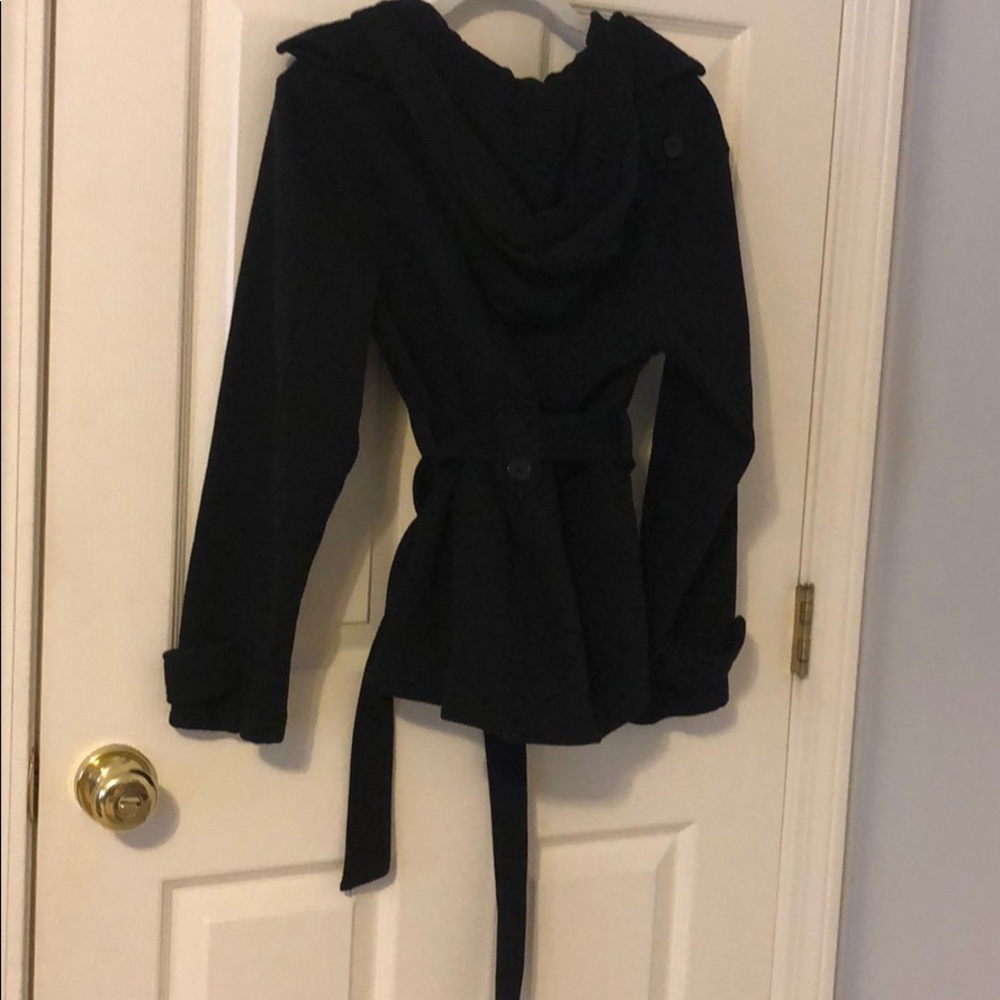 Lee Double Breasted sweatshirt peacoat hoodie EUC - Picture 7 of 7